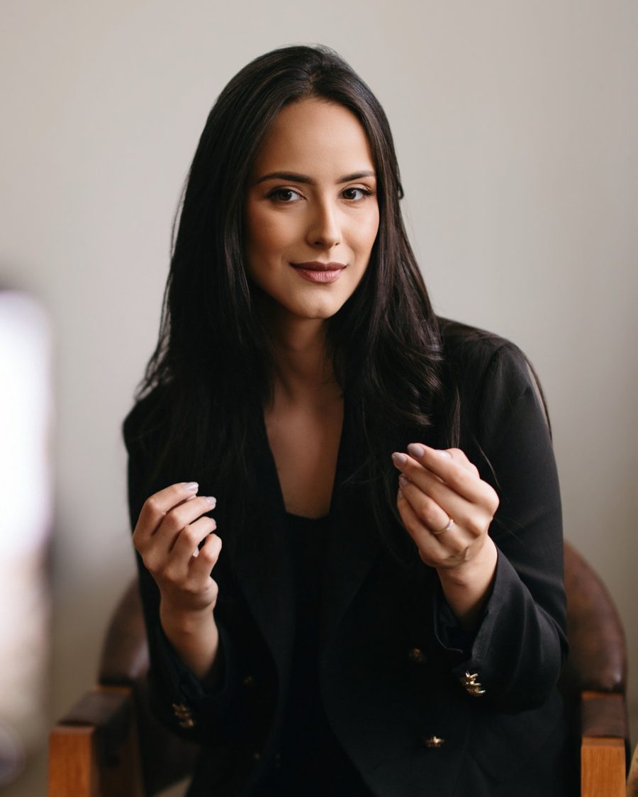 Gabrielle, fundadora da Melben